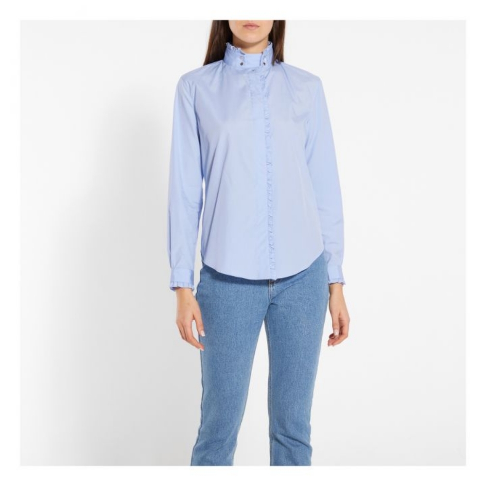 NWT sz M Officine Generale Melodie poplin shirt